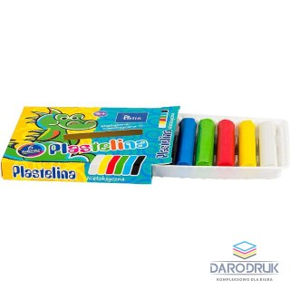 Tetis Plastelina 6 kol. mix 15g Tetis (KP001-A)