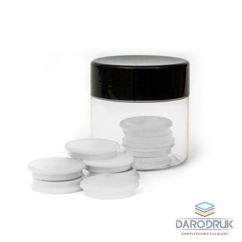 Tierra Magnes biały śr. 30mm Tierra 10 sztuk
