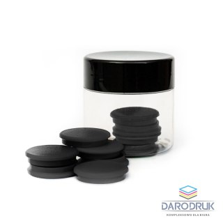 Tierra Magnes czarny czarny śr. 30mm Tierra 10 sztuk