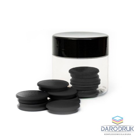 Tierra Magnes czarny czarny śr. 30mm Tierra 10 sztuk