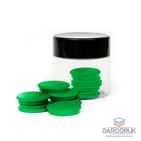 Tierra Magnes zielony śr. 29mm Tierra 10 sztuk