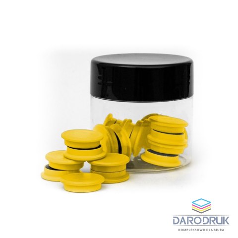 Tierra Magnes żółty śr. 20mm Tierra 20 sztuk