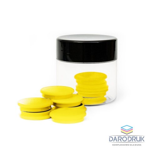 Tierra Magnes żółty śr. 30mm Tierra 10 sztuk