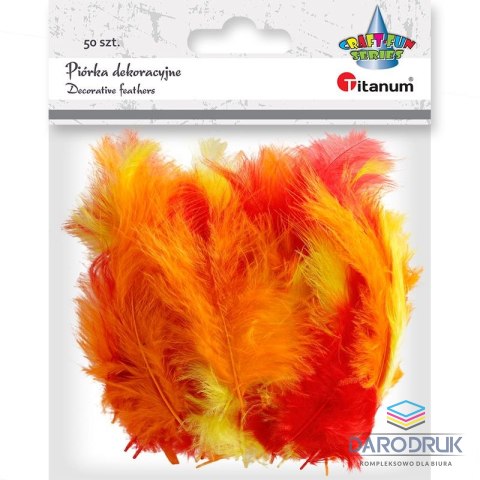 Titanum Piórka Craft-Fun Series mix 50 szt Titanum (210039)