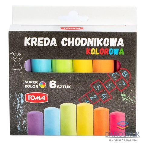 Toma Kreda CHODNIKOWA kolor: mix 6 szt Toma