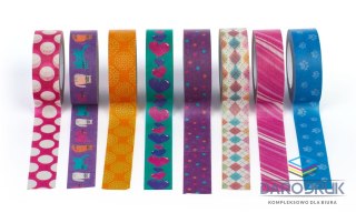 Astra Creativo Taśma ozdobna Taśma dekoracyjny fancy disp.24szt. 15x10 [mm x m] mix Astra Creativo