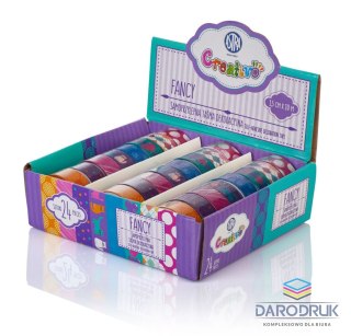 Astra Creativo Taśma ozdobna Taśma dekoracyjny fancy disp.24szt. 15x10 [mm x m] mix Astra Creativo