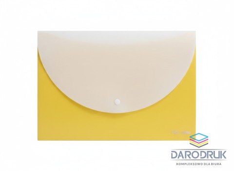 Deli Teczka plastikowa na zatrzask RIO ŻÓŁTA 5902315578074 A4 żółta 180 mic. Deli (E38977_YELLOW)