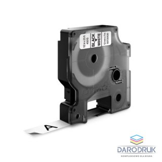Dymo Taśma Dymo D1 12mm x 7m biała/czarny nadruk