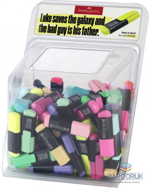 Faber Castell Zakreślacz Display mini txtlnr neon i pastel 100 szt Faber Castell (154202 FC)