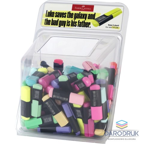 Faber Castell Zakreślacz Display mini txtlnr neon i pastel 100 szt Faber Castell (154202 FC)