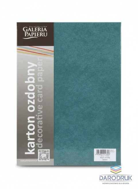 Galeria Papieru Papier ozdobny (wizytówkowy) A4 flash zielony 200g Galeria Papieru (205405)