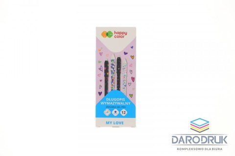 Happy Color Długopis My Love wkład niebieski 0,5mm Happy Color (HA 4120 01ML-3)