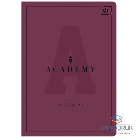 Interdruk Zeszyt A5 ACADEMY 32k. 90g krata Interdruk (5902277316295)