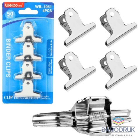 Lean Klipy 50mm Srebrny Lean (22405)