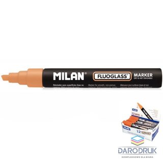 Milan Marker specjalistyczny do szyb fluo wkład pomarańczowy 2,0-4,0mm ścięta końcówka Milan (591293212)