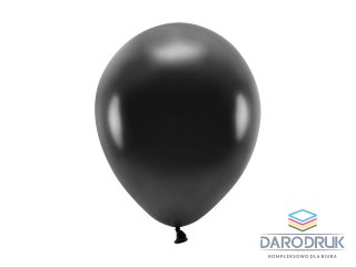 Partydeco Balon gumowy Metalizowane Eco Balloons czarny 260mm Partydeco (ECO26M-010)