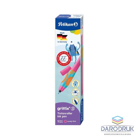 Pelikan Pióro kulkowe Dla Praworęcznych Griffix lovely pink Pelikan (400191573)