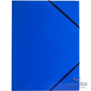 Tetis Teczka kartonowa na gumkę A4 niebieski [mm:] 320x240 Tetis (BT600-N)