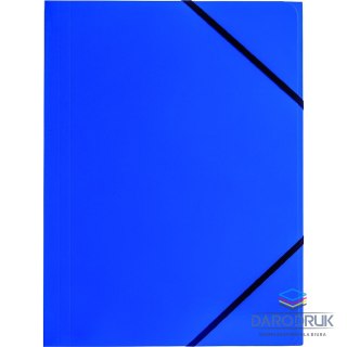 Tetis Teczka kartonowa na gumkę A4 niebieski [mm:] 320x240 Tetis (BT600-N)