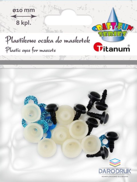Titanum Oczka Craft-Fun Series do maskotek Titanum (25BR007)