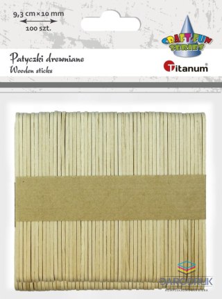 Titanum Ozdoba drewniana Craft-Fun Series patyczki Titanum (BG017)