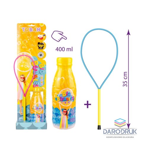 Tuban Bańki mydlane Obręcz do baniek mydlanych 400 ml Tuban (TU3440)