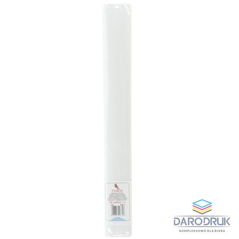 Tymos Bibuła marszczona marszczona 101 biała 500mm x 2000mm Tymos