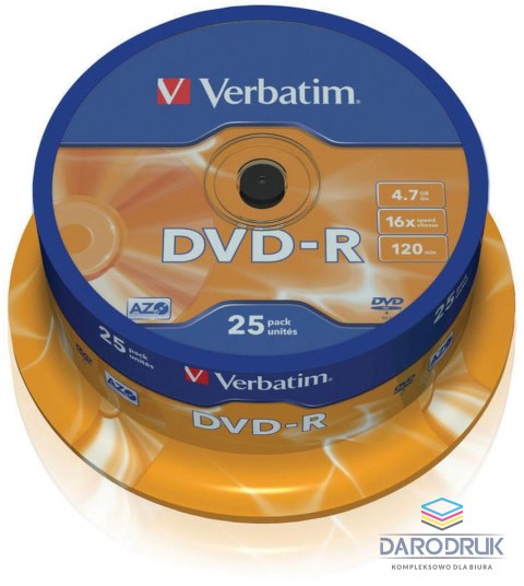 Verbatim Płyta dvd 4,7GB x16 Verbatim