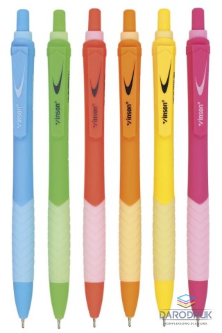 Vinson Długopis olejowy Fashion wkład niebieski 0,7mm Vinson (C4)