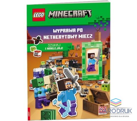 Ameet Książka dla dzieci LEGO® Minecraft®. Wyprawa po netherytowy miecz Ameet (MSF 5201)