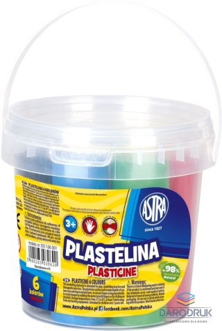 Astra Plastelina 6 kol. mix Astra