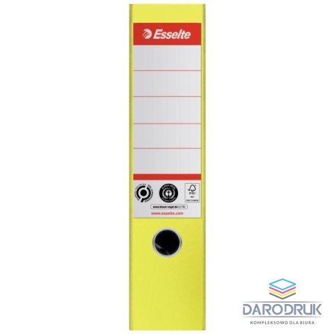 Esselte Segregator dźwigniowy neutralny pod względem emisji CO2 No.1 A4 75mm żółty Esselte (627566)
