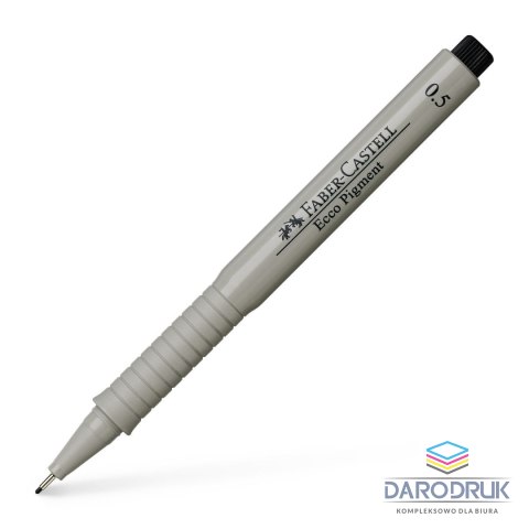 Faber Castell Cienkopis kreślarski Ecco Pigment wkład czarny 0,5mm 1kol. Faber Castell (FC166599)