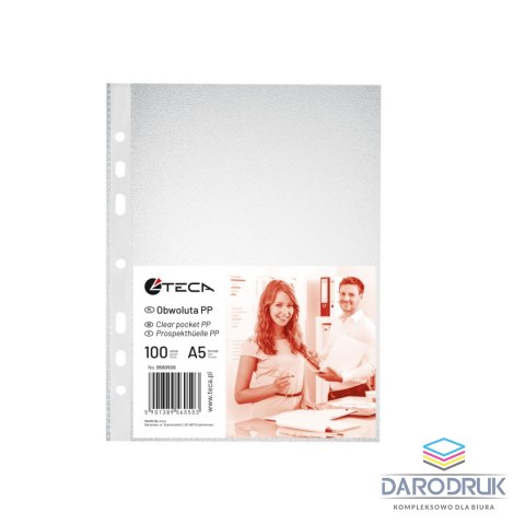 Herlitz Koszulki na dokumenty 9560509 groszkowe A5 kolor: przezroczysty typu U 45 mic. Herlitz (300022456)