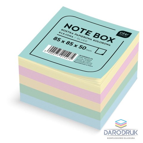 Interdruk Kostka papierowa mix [mm:] 85x85x 50 Interdruk (KOSPAPFK5)