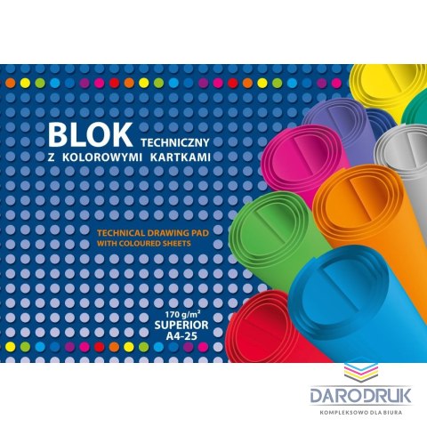 Kreska Blok techniczny superior A4 170g 25k Kreska