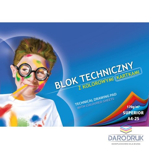 Kreska Blok techniczny superior A4 170g 25k Kreska
