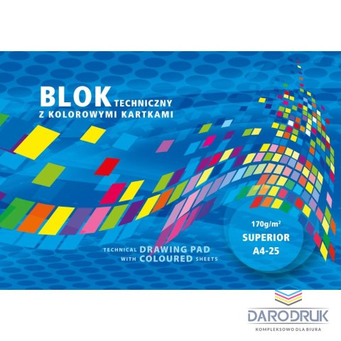 Kreska Blok techniczny superior A4 170g 25k Kreska
