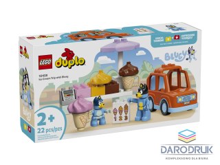 Lego Klocki konstrukcyjne Duplo Wyprawa po lody z Blue Lego (10458)