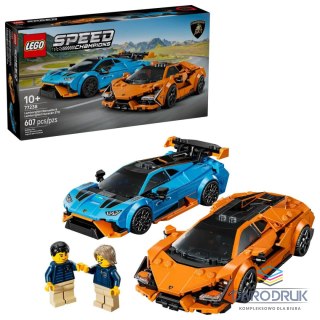 Lego Klocki konstrukcyjne Speed Champions Lamborghini Revuelto i Huracán STO Lego (77238)