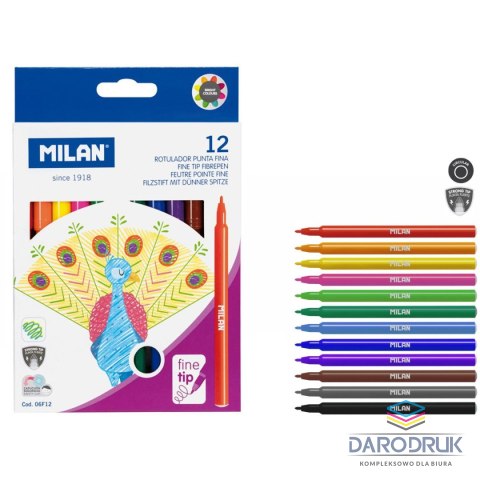 Milan Flamaster 12 kol. Milan (06F12)