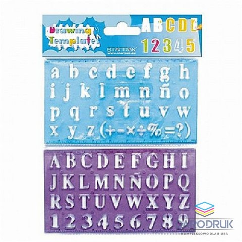 Starpak Szablon Cyferki i literki Starpak (276076)