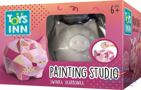 Stnux Zestaw kreatywny dla dzieci Painting studio skarbonka Świnka Stnux (STN8820)