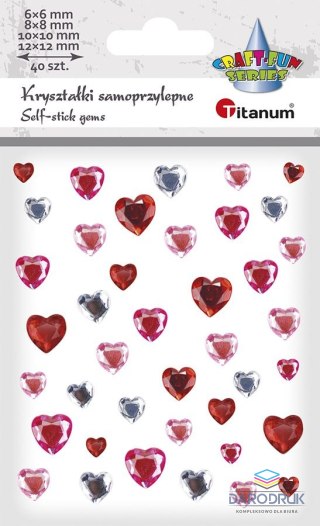 Titanum Kryształki Craft-Fun Series serca mix Titanum (24MH03145)