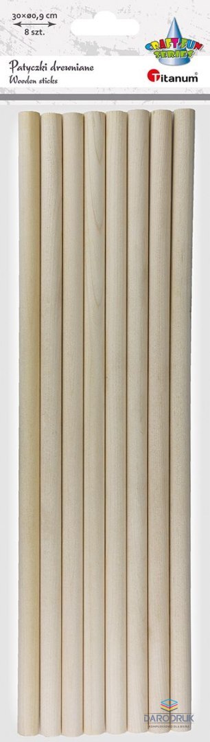 Titanum Ozdoba drewniana Craft-Fun Series patyczki Titanum (25LK0331-11)