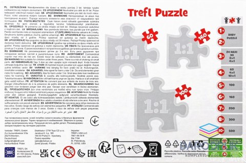 Trefl Puzzle Hot Wheels Wyścig 60 el. Trefl (17389)
