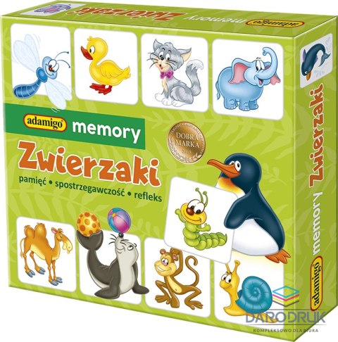 Adamigo Gra pamięciowa zwierzaki zwierzaki Adamigo