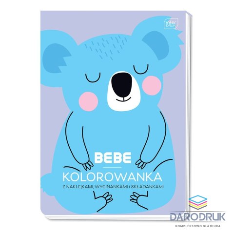 Bebe Kolorowanka BB KIDS PASTEL Blok kolrowanek A4 Bebe (z naklejkami)