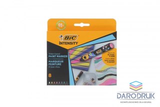 Bic Marker specjalistyczny AKRYLOWE 8SZT wkład mix okrągła końcówka Bic (527430)